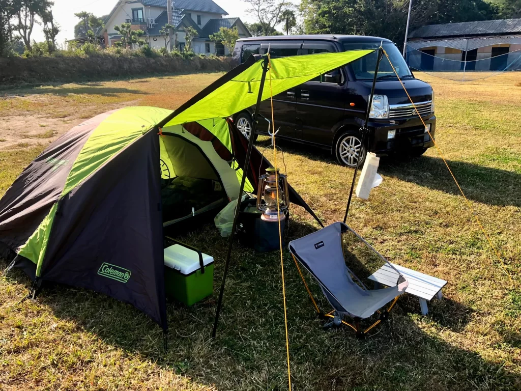 跳ね上げ後の設営イメージ