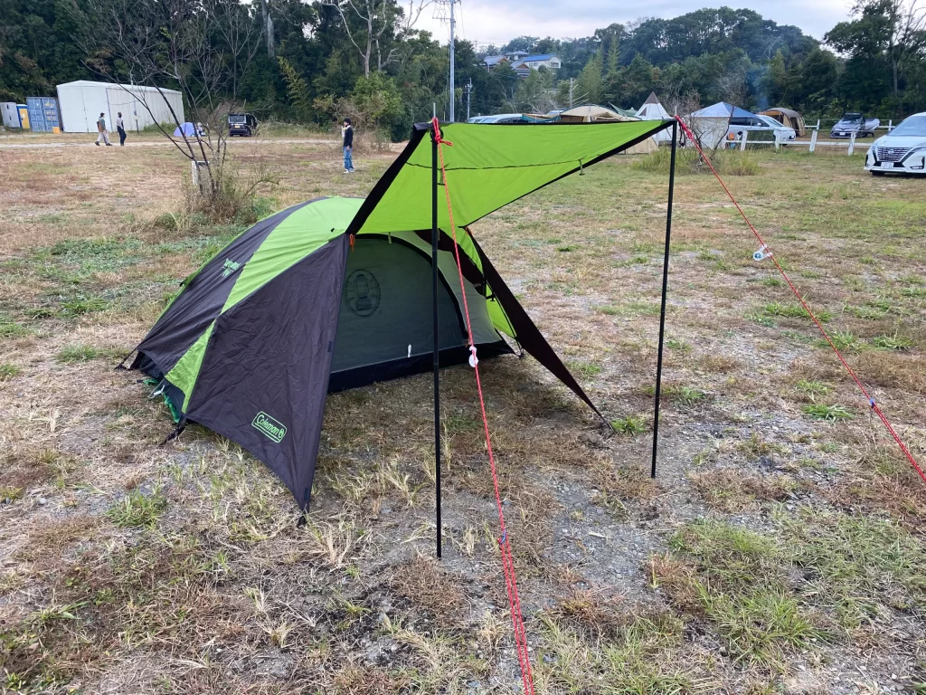 前室を跳ね上げたツーリングドームST