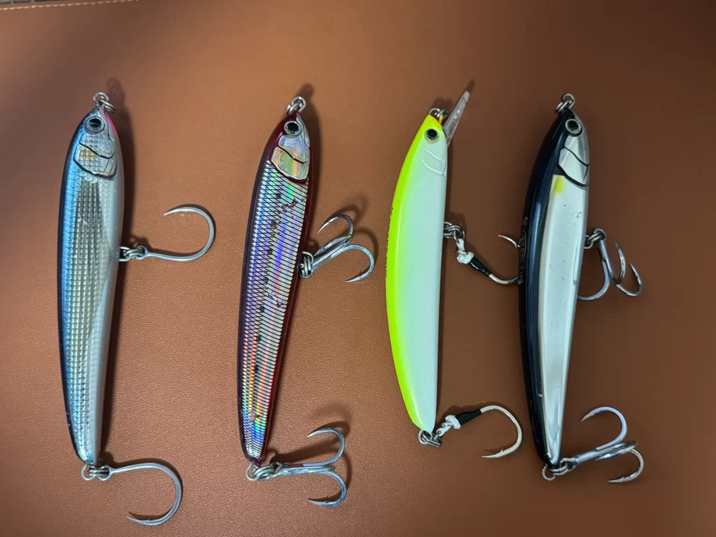 MAX160mmのルアーを使用したショアジギングのルアー一覧